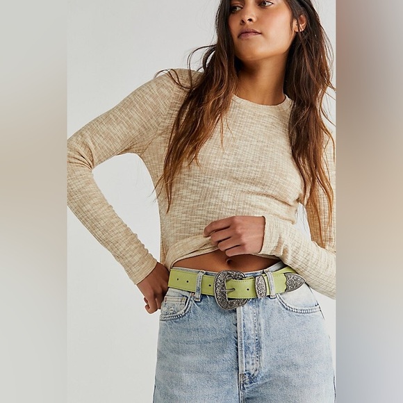 New🌟Free People-Black Rock Western Belt- Morning oj - Picture 6 of 9